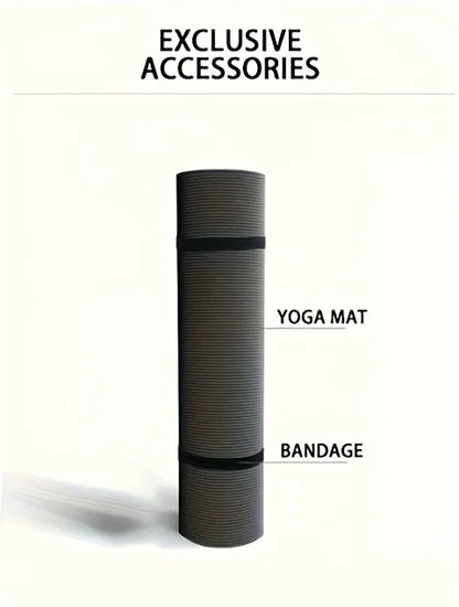 15/20mm Thick NBR Yoga Mat Moisture-proof Outdoor Non-Slip Durable Camping Picnic Mat 200x80cm Exercise Gym Fitness Workout
