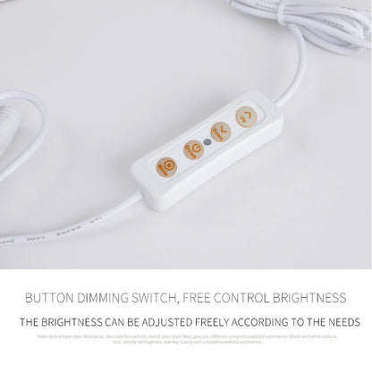 Dimming Table Lamp Intelligent Touch Ring Night Light Bedroom Simple Modern Living Room Lamp Monochrome Circle DeskTable Lamp