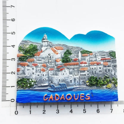 Europe Spain 3D Refrigerator Magnet Tourist Souvenirs Stickers,Home & Kitchen Decoration Fridge Magnet Message Sticker