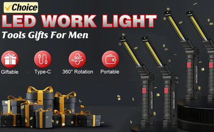 Powerful P70 Led Flashlights 5000LM Ultra Bright Tactical Light Emergency Spotlights Telescopic Zoom Light Built-in Battery
