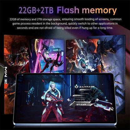 10.1" Tablet PC Pad 7SPro Original 5G Dual SIM Tablets Tab Android 15 22GB+2TB 10000mAh With keyboard Laptop For Kids Children's