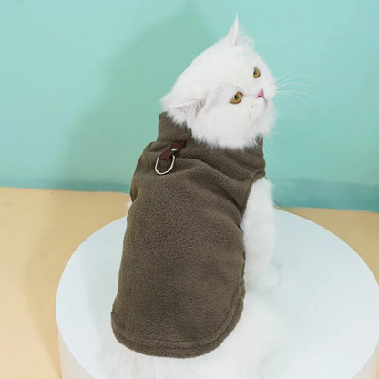 Soft Fleece Dog Clothes for Small Dogs Puppy Cats Vest Chihuahua Clothing French Bulldog Jacket Pug Coats Wholesale