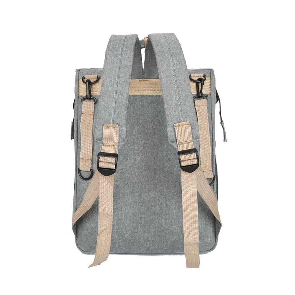 Mommy Bag Lightweight Portable Folding Crib Bed Large-capacity Travel Maternity Bags Baby Backpack Female Mommy Outting Bag