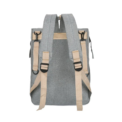 Mommy Bag Lightweight Portable Folding Crib Bed Large-capacity Travel Maternity Bags Baby Backpack Female Mommy Outting Bag