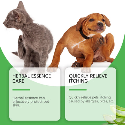 Cat Hair Regrowth Liquid Dog Hair Loss Treatment Promote Cat Hair Growth Pet Skin Repair Relieve Itching Pet Skin Repair Essence