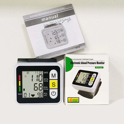 Digital Wrist Blood Pressure Monitor Medical Upper Arm Sphygmomanometer Automatic Tonometer Tensiometro Blood Pressure Meter