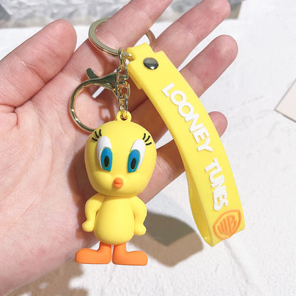 Animal Bunny Bunny Basketball Wholesale Pendant Anime Keychain Cartoon Pendant Jewelry Keychain Doll Couple Doll