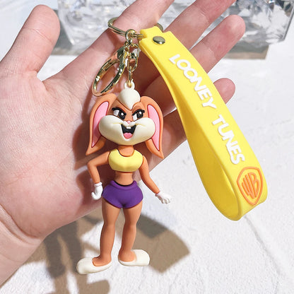 Animal Bunny Bunny Basketball Wholesale Pendant Anime Keychain Cartoon Pendant Jewelry Keychain Doll Couple Doll