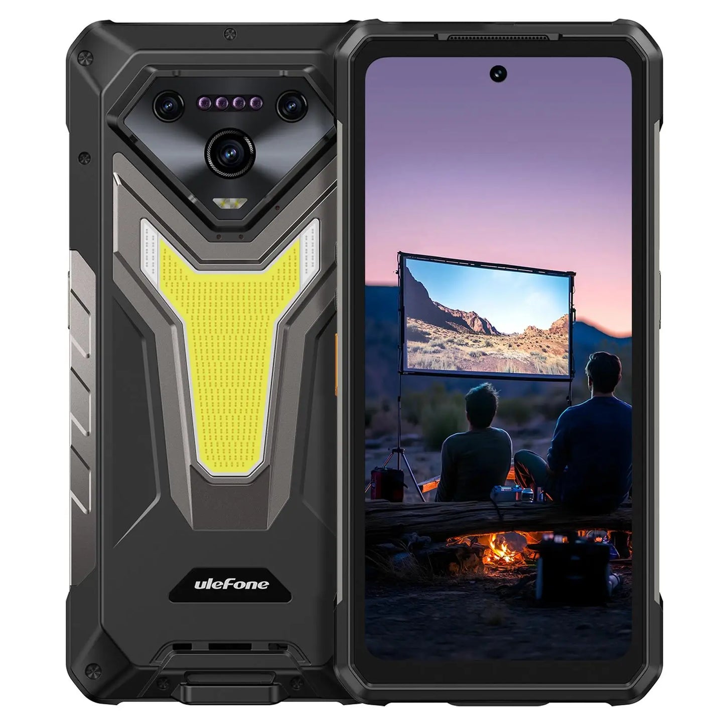 Ulefone Armor 34 Pro 5G AI Rugged Phone 32GB+512GB 25500mAh 6.95" Built-in Projector 120Hz Android 15 MTK 7300 NFC Smartphone