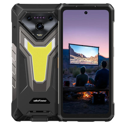 Ulefone Armor 34 Pro 5G AI Rugged Phone 32GB+512GB 25500mAh 6.95" Built-in Projector 120Hz Android 15 MTK 7300 NFC Smartphone