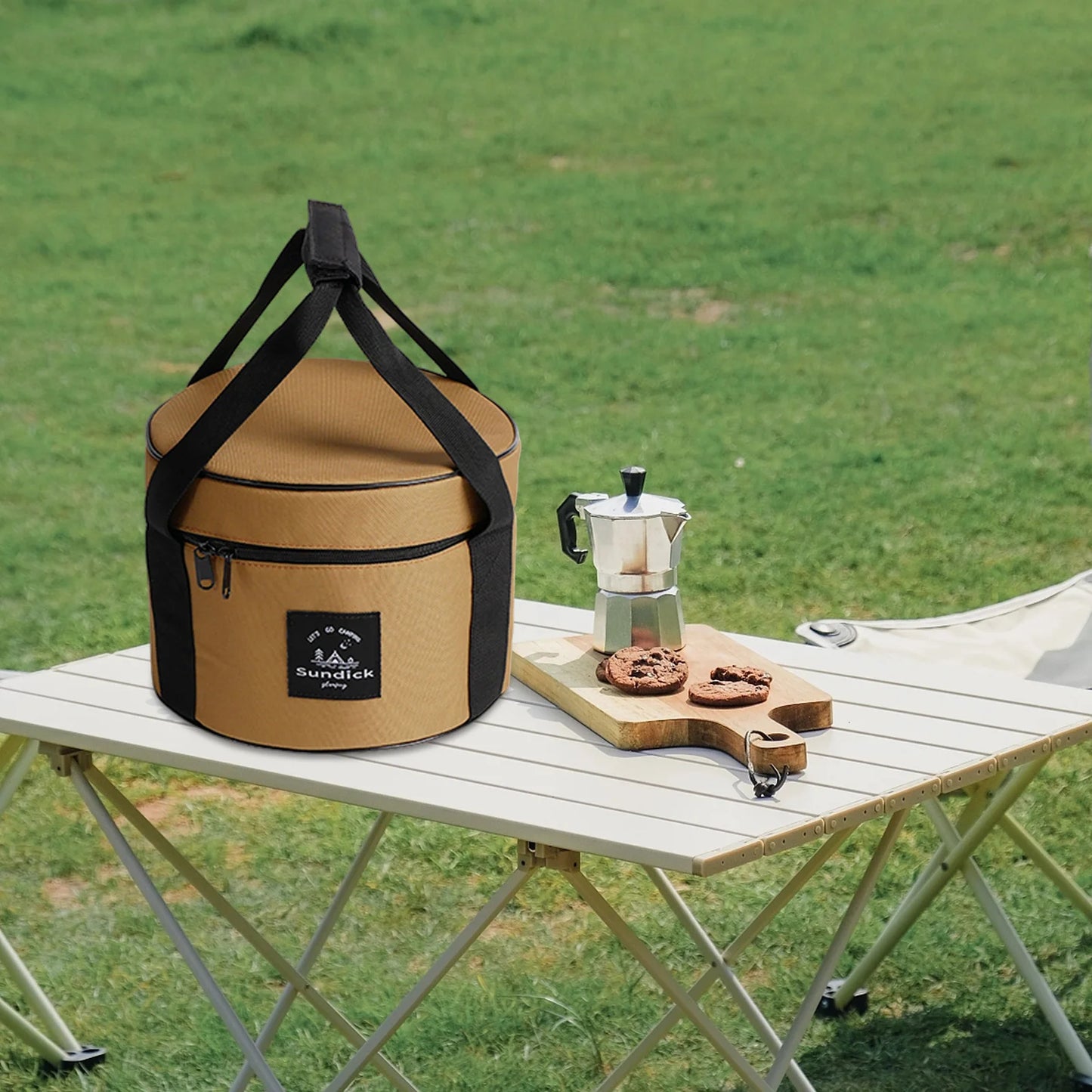 9/14L Dinnerware Organizers Oxford Cloth Pot Storage Bucket Bags Waterproof Camp Bowl Cups Container Cases Bearing 7kg Daily Use