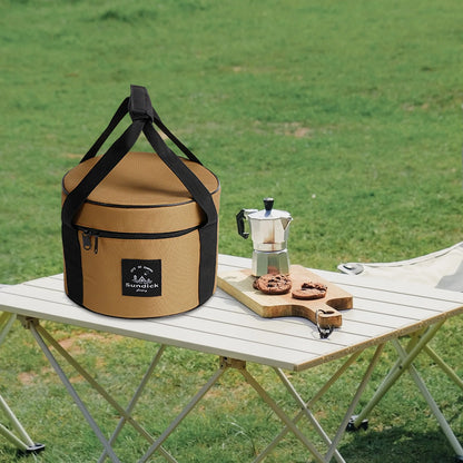 9/14L Dinnerware Organizers Oxford Cloth Pot Storage Bucket Bags Waterproof Camp Bowl Cups Container Cases Bearing 7kg Daily Use