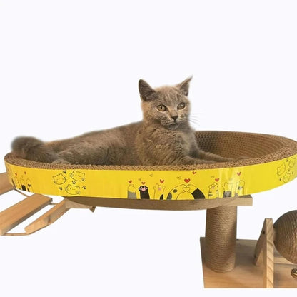 2025 New Scratcher Cats Tree Nest Board Scratch for Sharpen Scraper