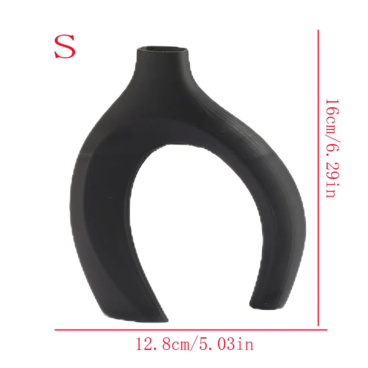 Hollow Nordic Modern Ceramic Vase Set of 2 for Modern Home Decor,Modern Boho Hollow Flower Vases for Living Room Bookshelf