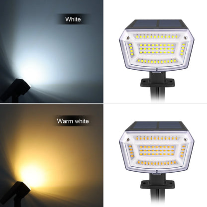 Garden Solar Lights Outdoor Waterproof Solar Powered Lamp Patio Backyard Lawn Light Lanscape Night Lighting Decoration