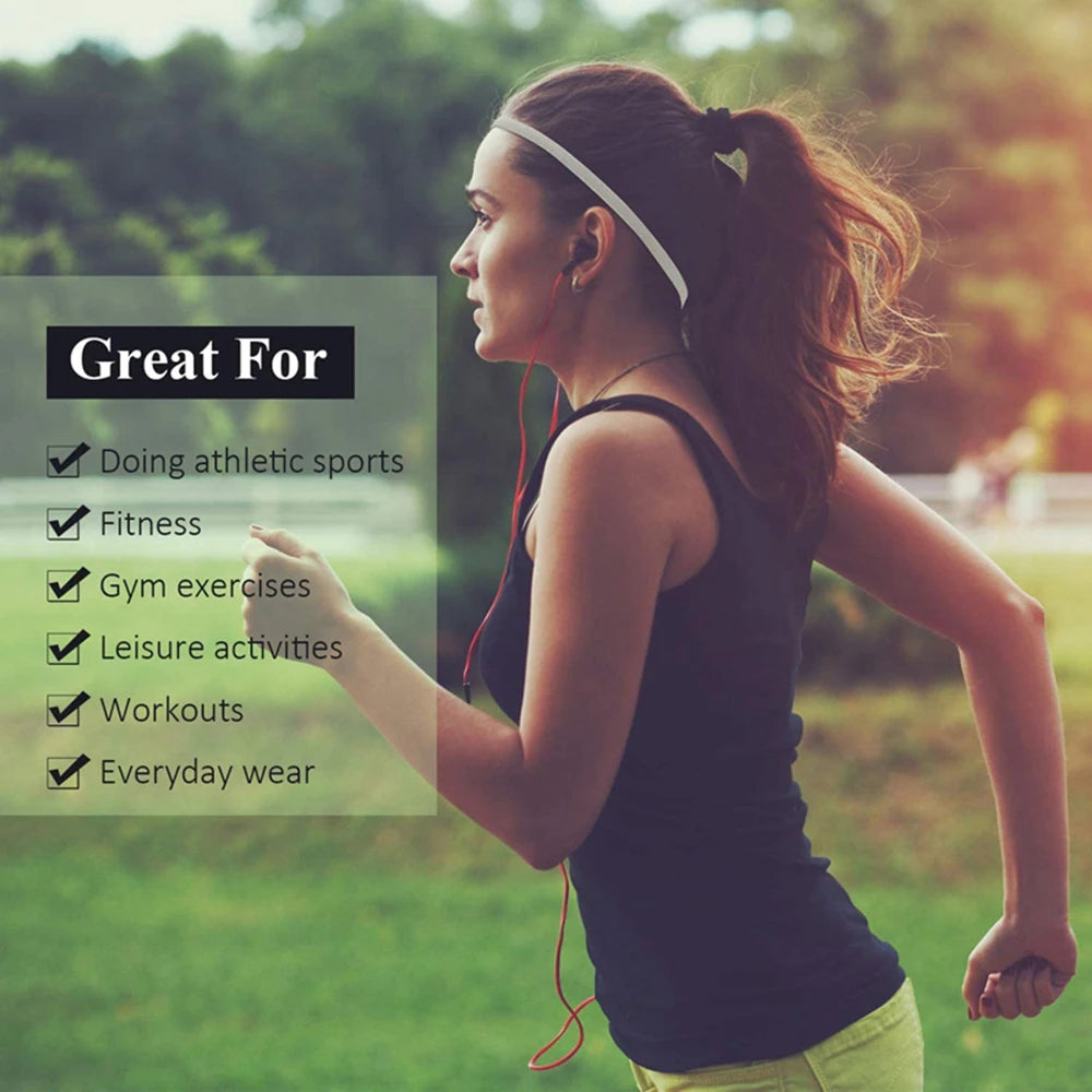 3pcs Sports Headbands Non-slip Running Elastic Sweatband Breathable Yoga Hair Bands Women Men Fitness Sweat Guide Hairbands