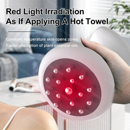 Electric Meridian Brush Gua Sha Body Massager EMS Microcurrent Hot Compress Scraping Lymphatic Drainage Machine Fat Burner