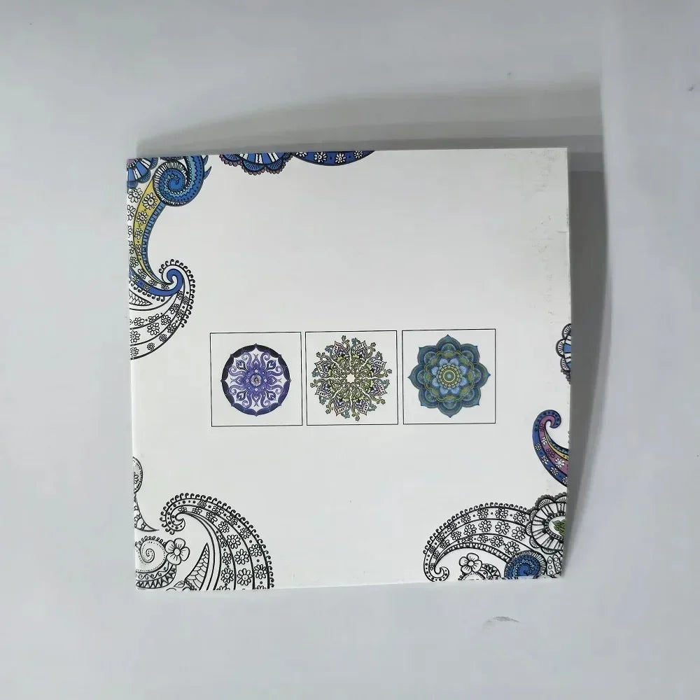 1PCS 24 Pages Mandalas Flower Coloring Book For Children Adult Graffiti Drawing Coloring Book Set Art School Supplies