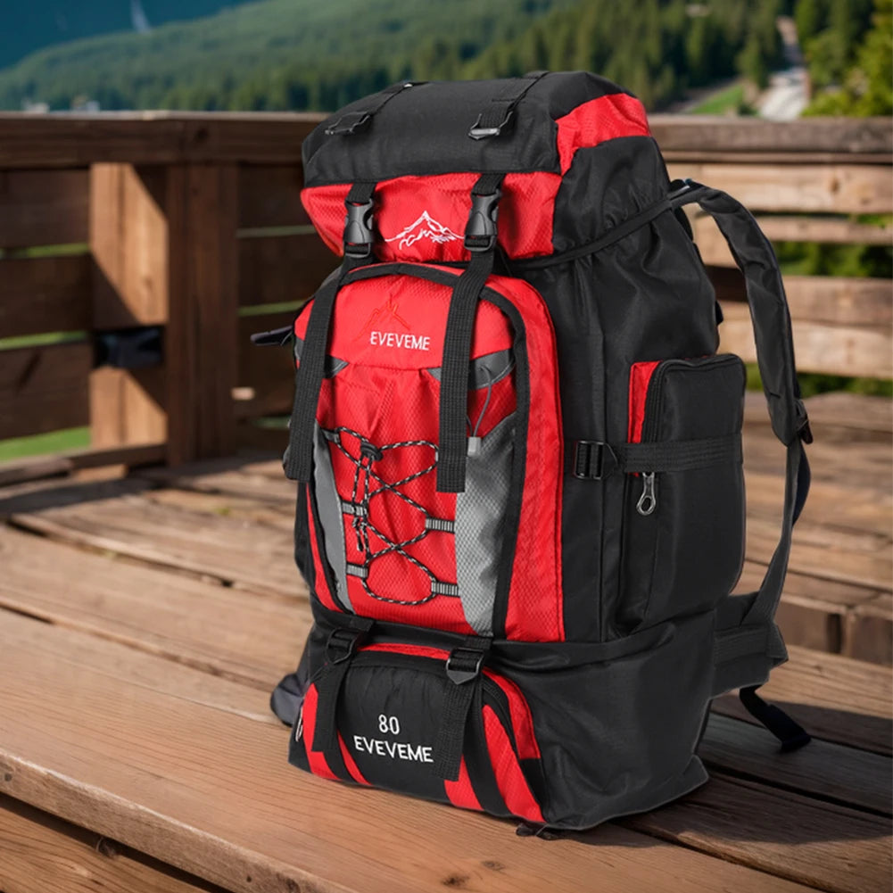 80L Outdoor Mountaineering Backpack For Men And Women Cycling Backpack For Men Women Sports Backpack Leisure Travel Backpack