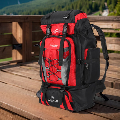 80L Outdoor Mountaineering Backpack For Men And Women Cycling Backpack For Men Women Sports Backpack Leisure Travel Backpack