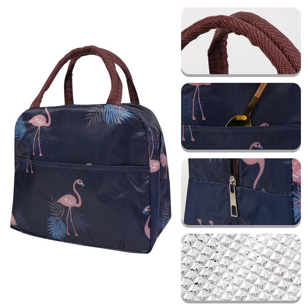 Lunch Box Thermal Insulation Lunch Bag Multifunctional Kid School Lunch Bags Picnic Food Pouch