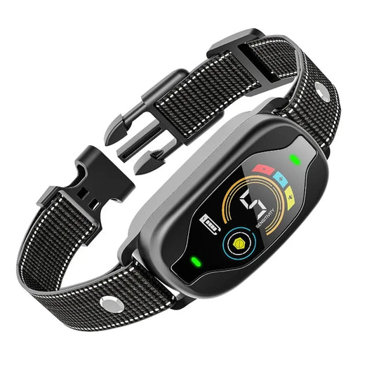 New Product: Color Screen Bark Arrester, Charging Waterproof Pet Electric Shock Collar, Automatic Anti Dog Barking, Intelligent