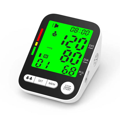 High Accurate Blood Pressure Monitor Digital Sphygmomanometer Bp Monitors Electronic Tonometer Arm Cuff Talking BPM Tensiometer