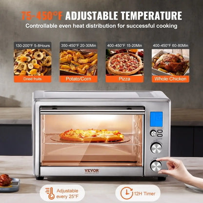 13-IN-1 Air Fryer Toaster Oven 28L 1800W Convection Oven for Home Use