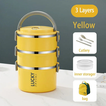 Portable Lunch Box Thermo Insulation Bento Thermos Containers Bento Bag Food Warmer for Kids Food Containers