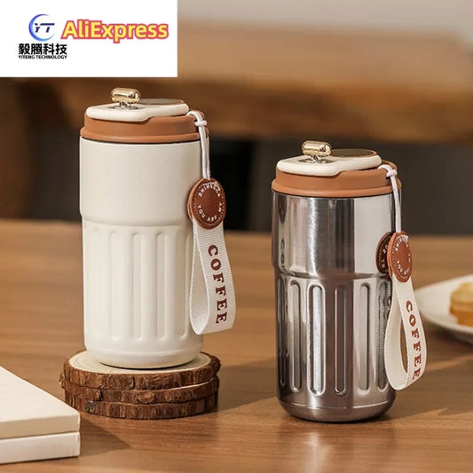 Premium products Intelligent thermos coffee LED temperature display coffee cup 316 stainless steel tumbler portable thermos