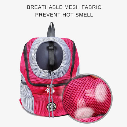 Pet Dog Carrier  Bag Backpack Outdoor Portable Dog Carrier  Bag Backpack Out Double Shoulder Travel Carrier For Dogs Travel Set