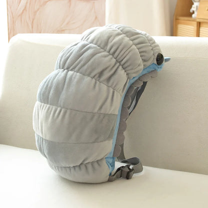 Simulation Insect Backpack Plush Toys Beetle Soft Stuffed Cartoon Watermelon Worm Animal Toy Creative Gift for Children Kids