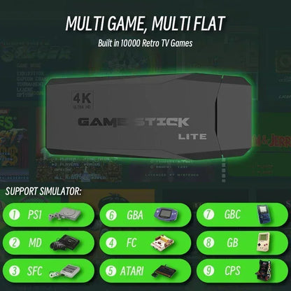 New stylish adult and child M8 home TV game console 2.4G high-definition HDMI USB wireless dual P 520 games