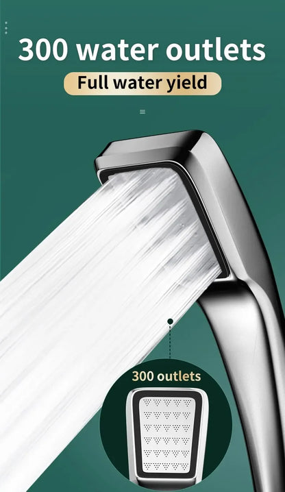 Bathroom Accessories Shower Head High Pressure Large Water Output Universal Adaptation Pressurized Hand Shower Nozzle Water