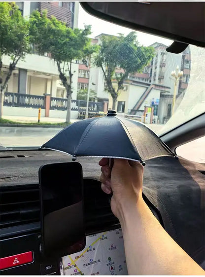 Fashion Phone Umbrella Sun Protection Phone Clip Creative Mini Umbrella Phone Holder with Sun Protection Clip Phone Accessories