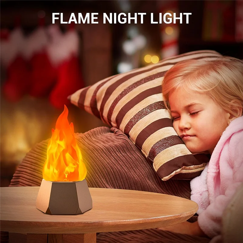 ABZC-LED Simulation Flame Lamp LED Flame Lamp Outdoor Camping Garden Landscape Decoration Lamp Dining Table Decoration