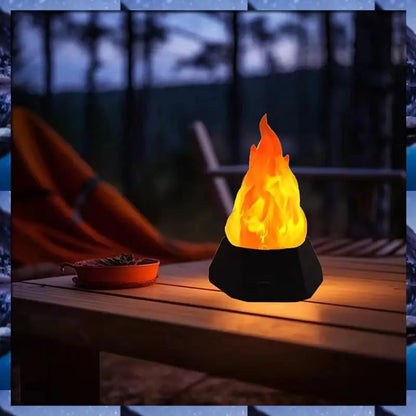 ABSU LED Simulation Flame Lamp LED Flame Lamp Outdoor Camping Garden Landscape Decoration Lamp Dining Table Decoration