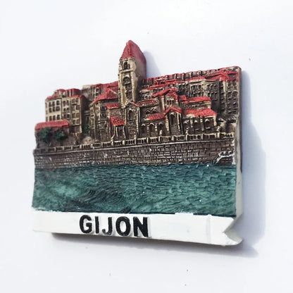 Europe Spain 3D Refrigerator Magnet Tourist Souvenirs Stickers,Home & Kitchen Decoration Fridge Magnet Message Sticker