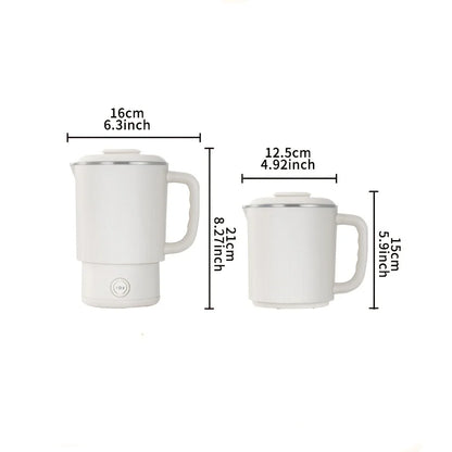Travel Folding Kettle Outdoor Portable Small Folding Kettle 304 Stainless Steel Electric Kettle Boiler