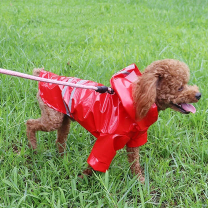 Small Dog Raincoat Reflective Waterproof Windproof Pet Dog Coat Puppy Cats Raincoat Chihuahua Bulldog Pets Cape Poncho Clothes