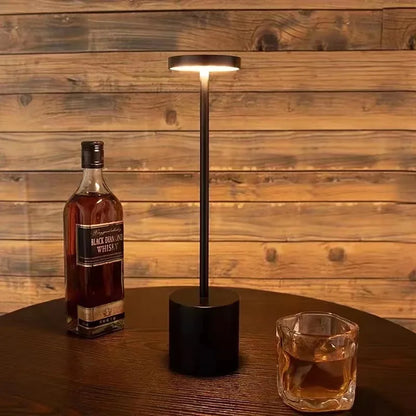 Simple Touch Led Table Light Rechargeable Desk Lamp 3 Color Bedside Creative Ambient Light Room Restaurant Bar Decor Night Light
