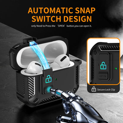 For AirPods 4 Generation Case Cover with Phone Holder Shockproof Hard Shell Protective Case with Cleaner Kt for AirPods Pro/Pro2