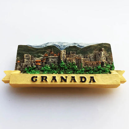 Europe Spain 3D Refrigerator Magnet Tourist Souvenirs Stickers,Home & Kitchen Decoration Fridge Magnet Message Sticker