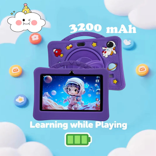 Kids Tablet Android 14 Inch 4+128GB 3200mAh Children Tablets Educational Learning Toys with Camera Children Toys Birthday Gifts