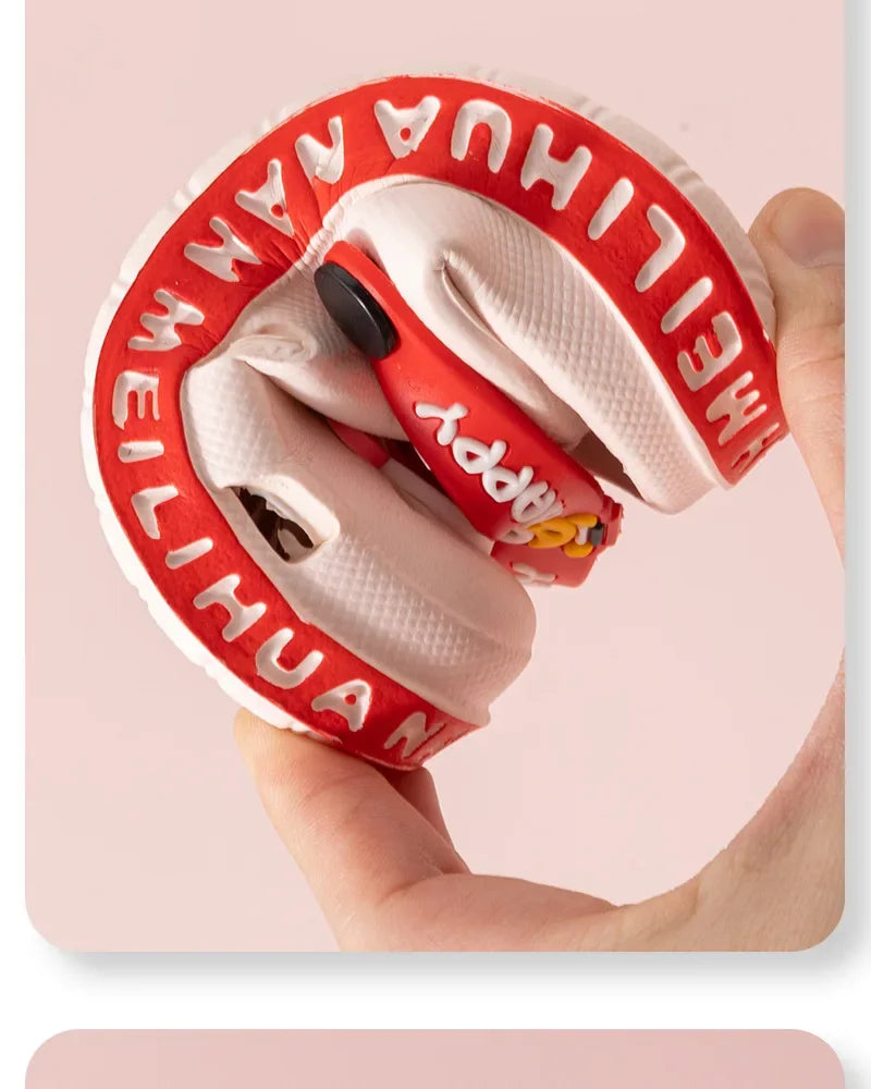 Children's Sandals EVA Ultra Light Boys and Girls Baby and Toddler Anti Slip Hole Shoes  Astronaut UFO Sandals Slippers