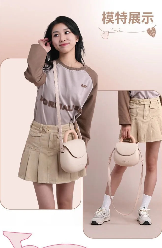 Women's Spacious Storage Waterproof Crossbody Shoulder Bag Lady Scratch-Resistant Lightweight 4 Trendy Colors EVA Sport Satchel