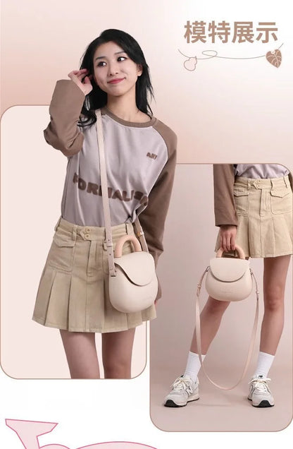 Women's Spacious Storage Waterproof Crossbody Shoulder Bag Lady Scratch-Resistant Lightweight 4 Trendy Colors EVA Sport Satchel