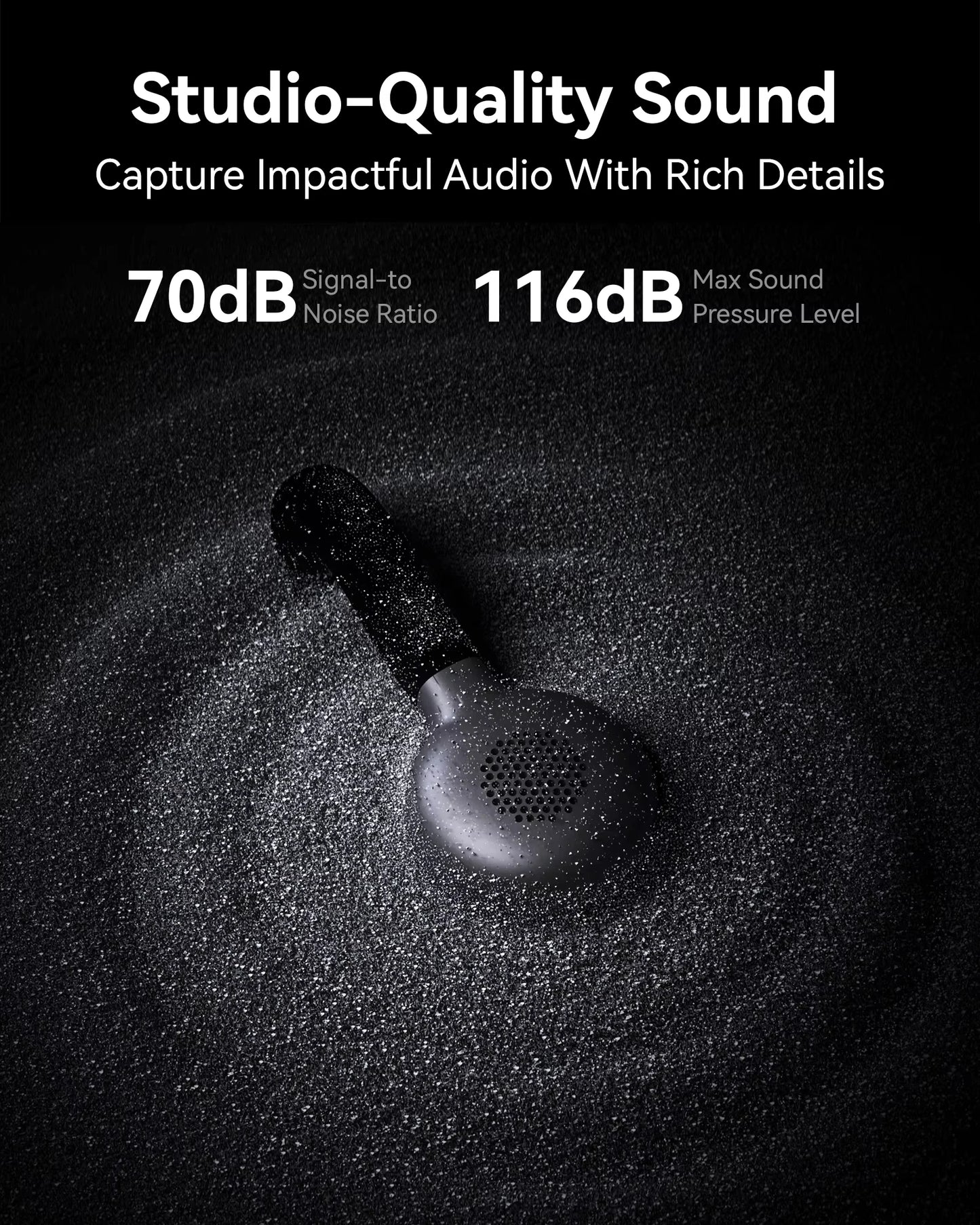 Hollyland Lark M2S Wireless Microphone for iPhone Camera Android PC Noise Cancellation Microphone for Photography Vlog Interview