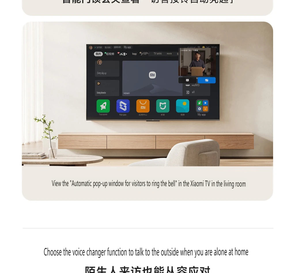 2025 Xiaomi Smart Door Lock 2 Cat Eye Visual Screen Fingerprint Bluetooth NFC Unlock For MiHome Push-pull Lock With Camera