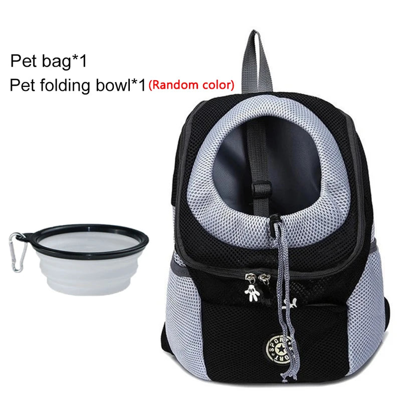 Pet Dog Carrier  Bag Backpack Outdoor Portable Dog Carrier  Bag Backpack Out Double Shoulder Travel Carrier For Dogs Travel Set
